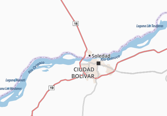 Kaart Plattegrond Soledad