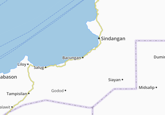 Karte Stadtplan Bacungan