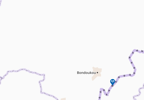 Karte Stadtplan Kiendi-Ba