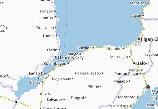 Karte Stadtplan Maigo