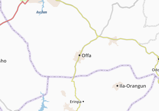 Karte Stadtplan Offa