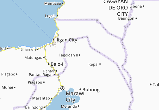 Kaart Plattegrond Tagoloan II