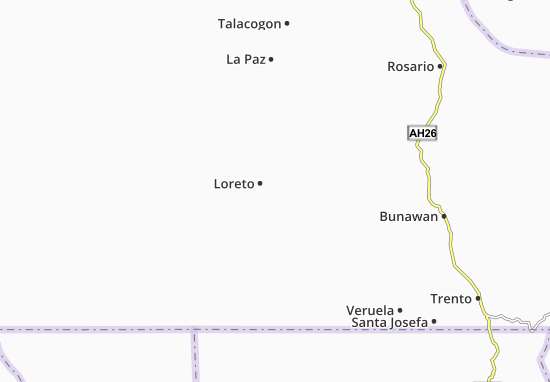 Kaart Plattegrond Loreto