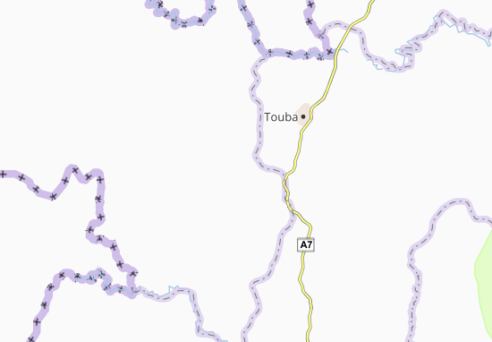 Kaart Plattegrond Sidougou