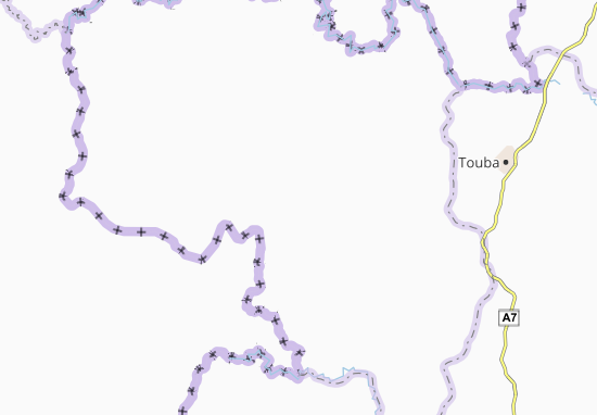 Karte Stadtplan Godoutoulo
