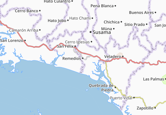 El Porvenir Map
