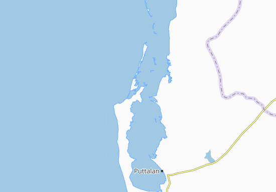 Kaart Plattegrond Kalpitiya