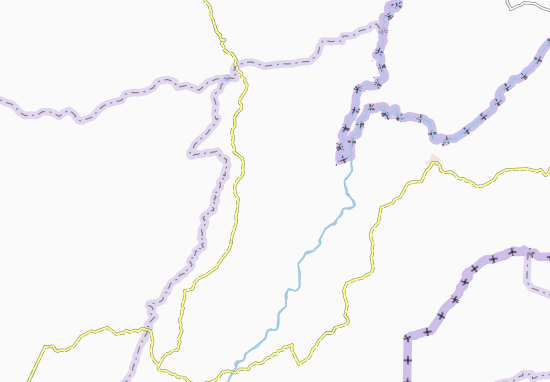 Mapa Peje-Baoma