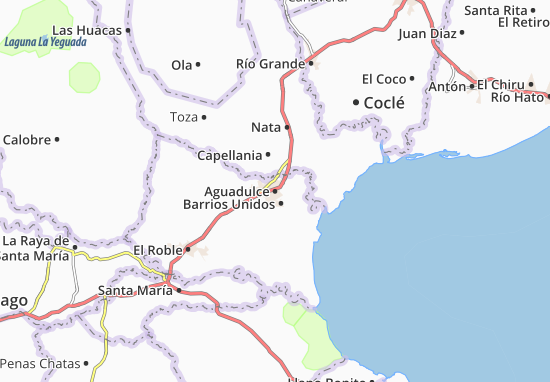 Aguadulce Map