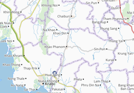 Kaart Plattegrond Khao Phanom