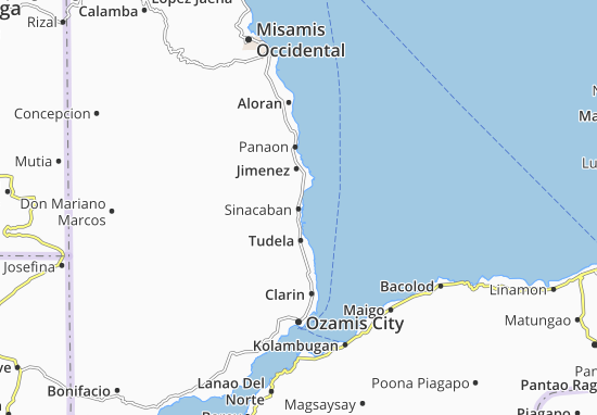 Sinacaban Map