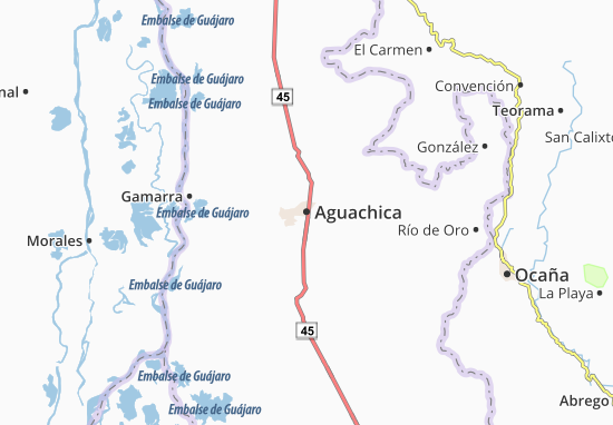 Carte-Plan Aguachica