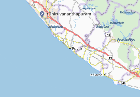 Karte Stadtplan Puvar