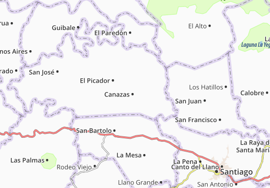 Mapa Canazas