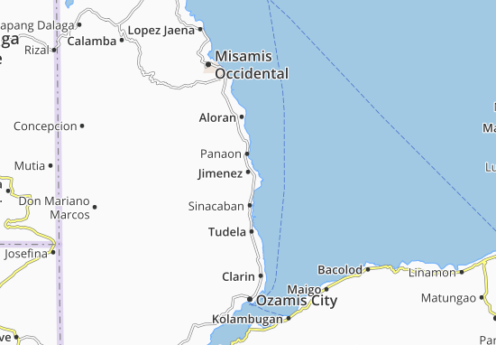 Mapa Jimenez