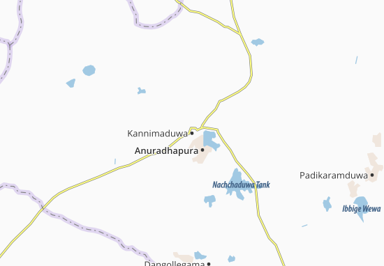 Karte Stadtplan Kannimaduwa