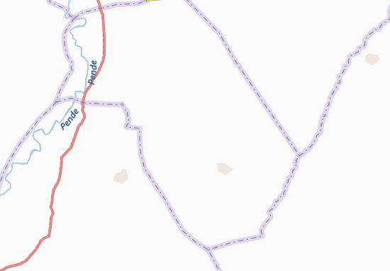 Karte Stadtplan Beongo