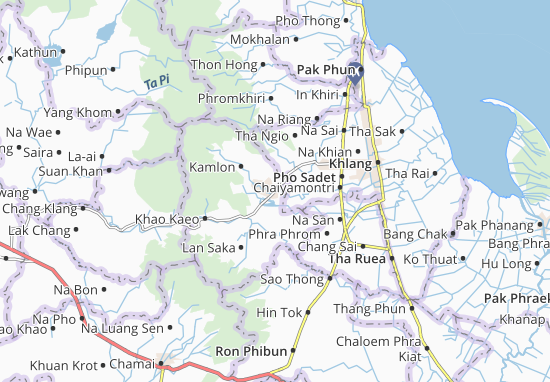 Karte Stadtplan Tha Di