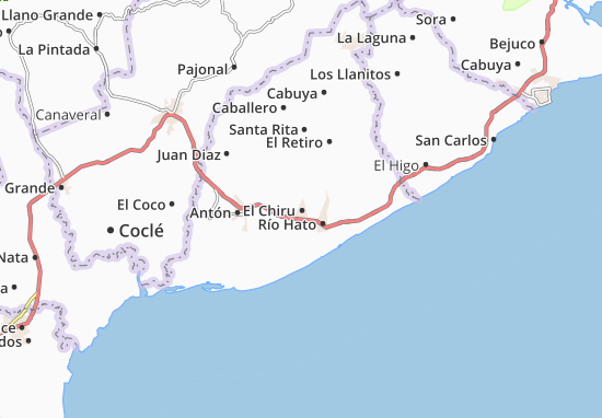 Kaart Plattegrond El Chiru