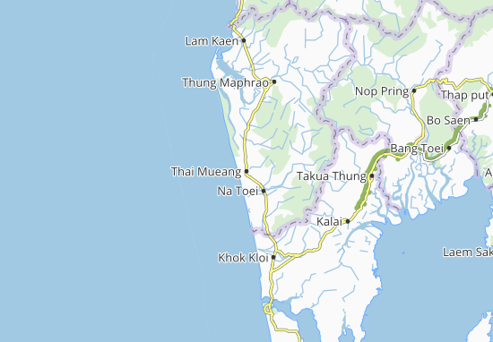Karte Stadtplan Thai Mueang