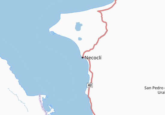 Karte Stadtplan Necoclí