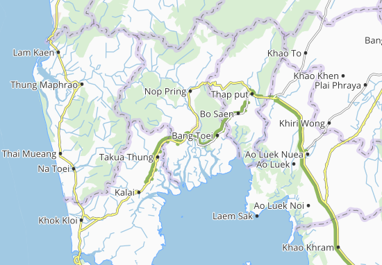Phangnga Map