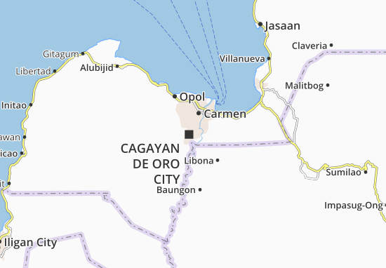 Mapa Cagayan De Oro City