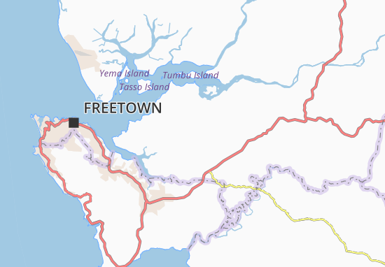 Karte Stadtplan Matombo
