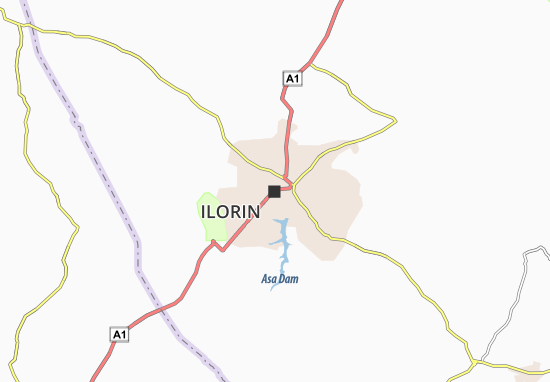 Karte Stadtplan Ilorin