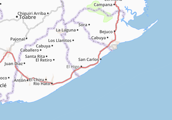 Kaart Plattegrond El Espino