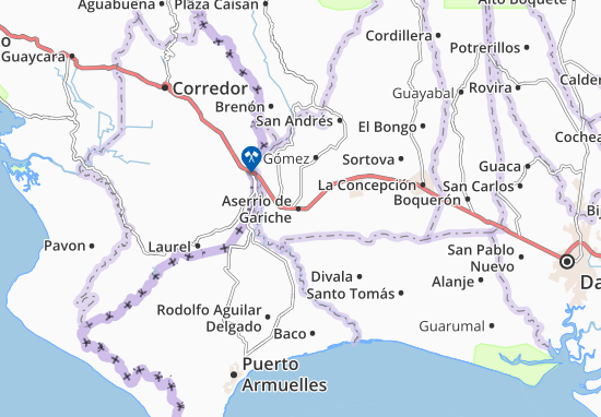 Aserrio de Gariche Map