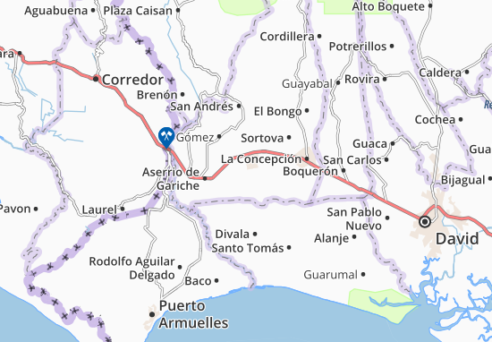 Kaart Plattegrond Santo Domingo