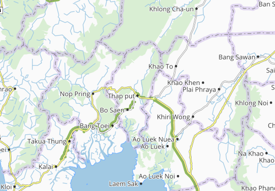 Karte Stadtplan Thap put