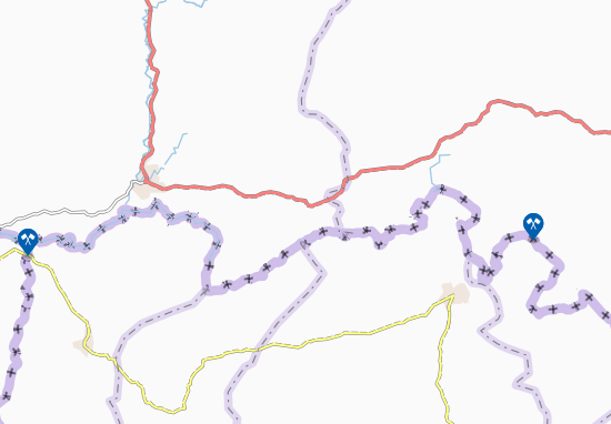 Karte Stadtplan Kokouelassou