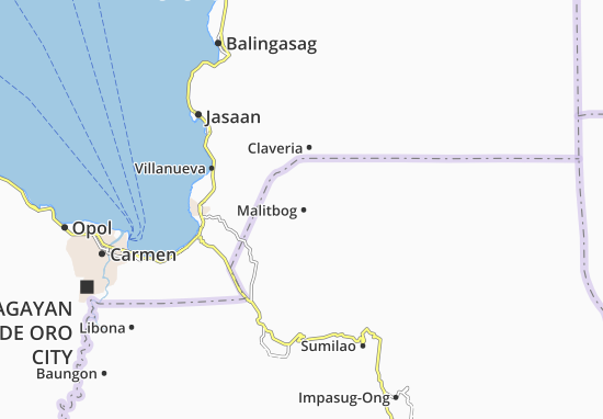 Malitbog Map