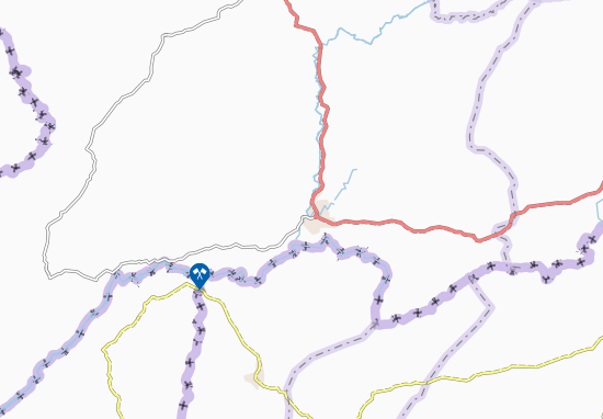 Mapa Guekedou-Lele