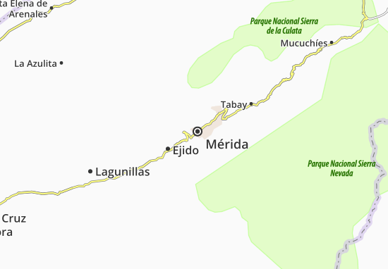Karte Stadtplan Mérida