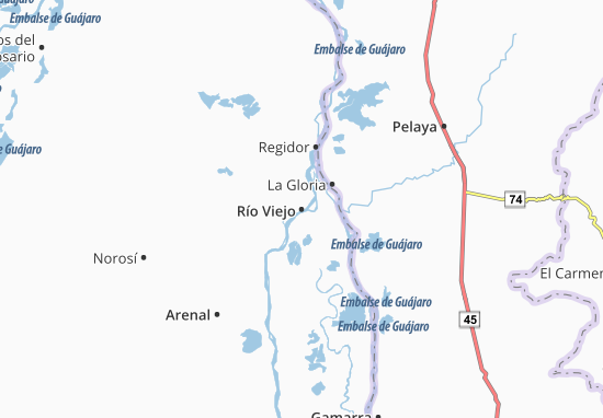 Río Viejo Map