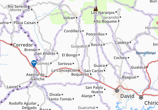 Karte Stadtplan El Bongo