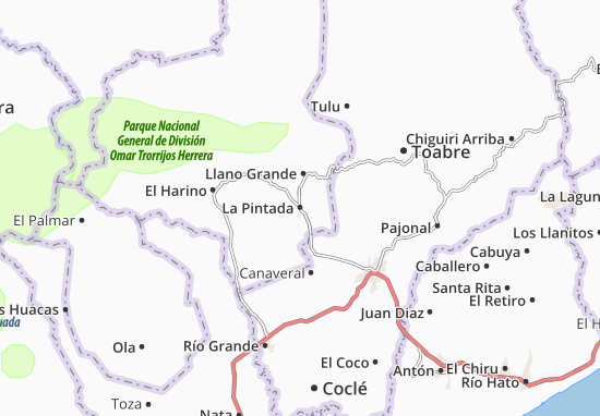 La Pintada Map