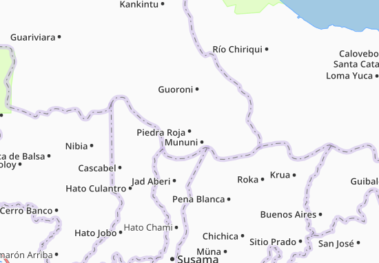 Piedra Roja Map