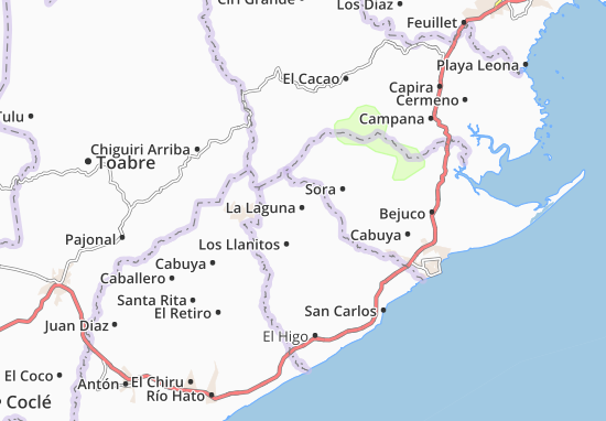 Karte Stadtplan La Laguna