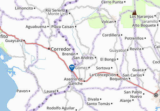 Kaart Plattegrond Brenón