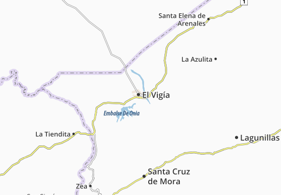 Karte Stadtplan El Vigía
