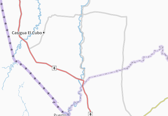 Karte Stadtplan El Guayabo