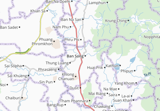 Karte Stadtplan Wiang Sa