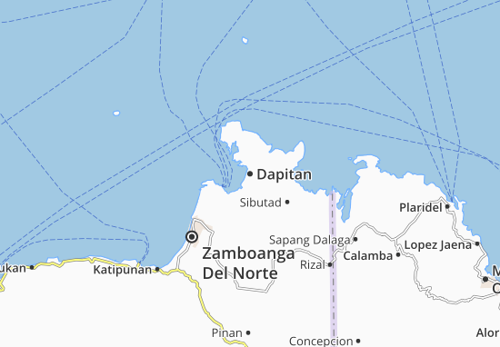Karte Stadtplan Dapitan