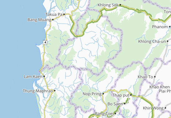 Karte Stadtplan Kapong