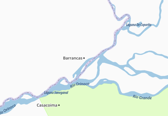 Barrancas Map