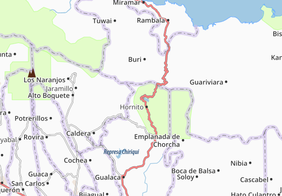 Hornito Map